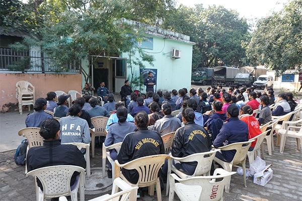 Organ Donation Awareness Campaign Conducted For Ncc Girl Cadets In New